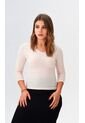Camiseta Para Mujer Manga 3/4 Beige Marca L&H Ref. 1F409516 de L&H