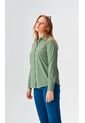 Blusa Para Mujer Manga Larga Verde Marca L&H Ref. 1F412696 de L&H