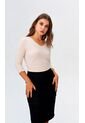 Camiseta Para Mujer Manga 3/4 Beige Marca L&H Ref. 1F409516 de L&H