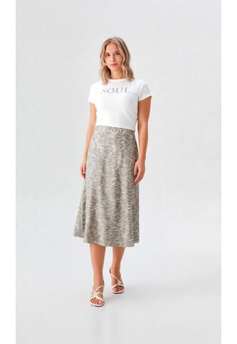 Falda Para Mujer Verde Marca L&H Ref. 1F414041 L&H