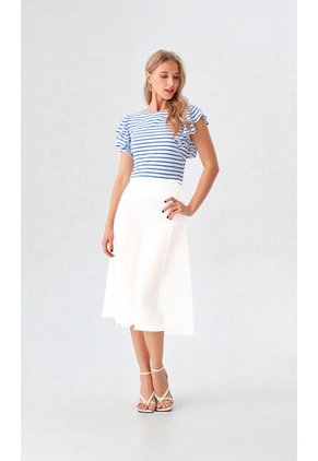 Falda Para Mujer Crudo Marca L&H Ref. 2J414047