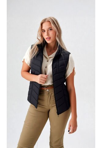 Chaleco Para Mujer Negro Marca L&H Ref. 6N425002 L&H