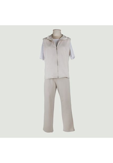 Sudadera Para Mujer Beige Marca L&H