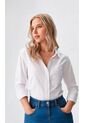 Blusa Para Mujer Manga 3/4 Blanco Marca L&H Ref. 1F412702 de L&H