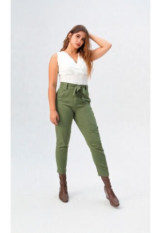 Capri Para Mujer Verde Marca L&H Ref. 1F426083 L&H