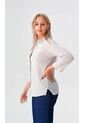 Blusa Para Mujer Manga 3/4 Gris Claro Marca L&H Ref. 1F412702 de L&H