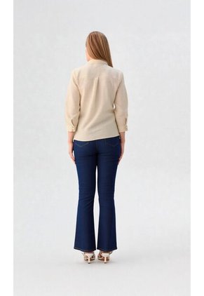 Blusa Para Mujer Manga 3/4 Amarillo Marca L&H Ref. 1F412702