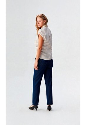 Blusa Para Mujer Manga Corta Blanco Marca L&H Ref. 1F412705