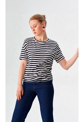 Camiseta Para Mujer Azul Marca L&H Ref. 7S409037