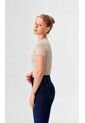 Camiseta Para Mujer Manga Corta Beige Marca L&H Ref. 4R409228 de L&H