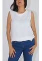 Blusa Para Mujer Manga Sisa Blanco Marca L&H de L&H