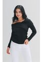 Camiseta Para Mujer Manga Larga Negro Marca L&H Ref. 1F409492 de L&H