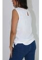 Blusa Para Mujer Manga Sisa Blanco Marca L&H de L&H