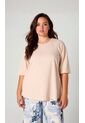 Camiseta Para Mujer. Manga 3/4 Beige Marca L&H Ref. 1F609185 de L&H