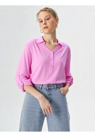 Blusa Para Mujer Manga 3/4 Morado Marca L&H L&H