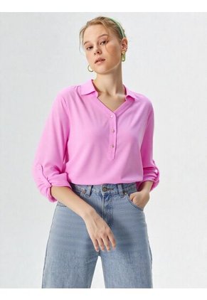 Blusa Para Mujer Manga 3/4 Morado Marca L&H