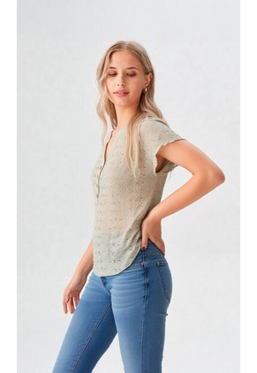 Camiseta Para Mujer Verde Marca L&H Ref. 2J409108