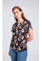 Camiseta Para Mujer Manga Corta Negro Marca L&H Ref. 2J409106 de L&H