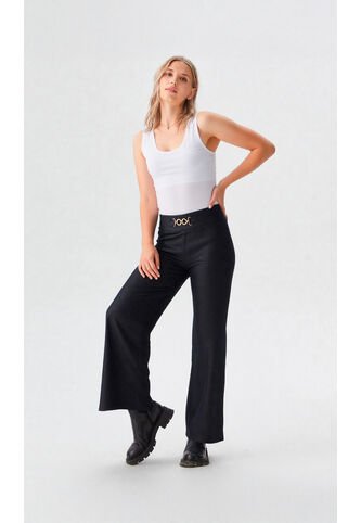 Pantalon Para Mujer Negro Marca L&H Ref. 1F407241 L&H