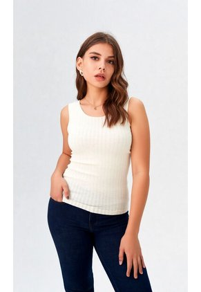 Camiseta Para Mujer Manga Sisa Beige Marca L&H Ref. 1F409484