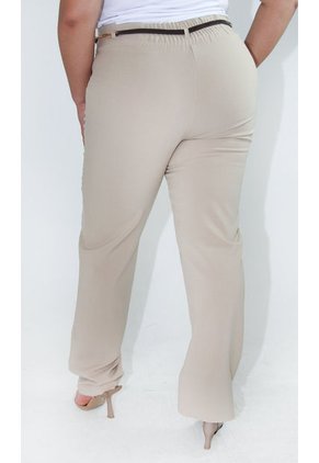 Pantalon Para Mujer. Beige Marca L&H