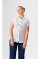 Blusa Para Mujer Manga Corta Blanco Marca L&H Ref. 1F412705 de L&H
