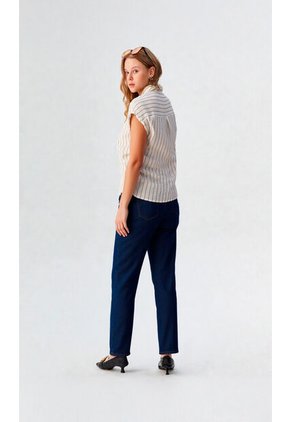 Blusa Para Mujer Manga Corta Blanco Marca L&H Ref. 1F412705