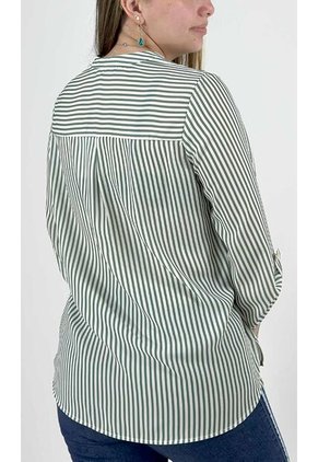 Blusa Para Mujer Manga 3/4 Verde Marca L&H Ref. 5P412242