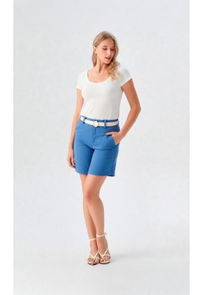 Bermuda Para Mujer Azul Marca L&H Ref. 2I410047