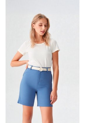 Bermuda Para Mujer Azul Marca L&H Ref. 2I410047