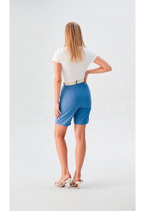 Bermuda Para Mujer Azul Marca L&H Ref. 2I410047