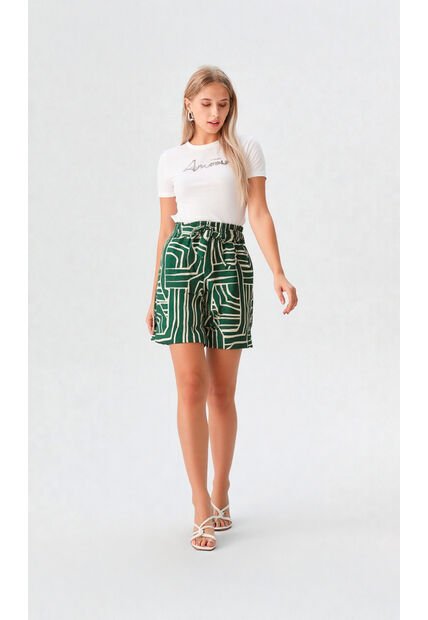 Bermuda Para Mujer Verde Marca L&H Ref. 2I410050