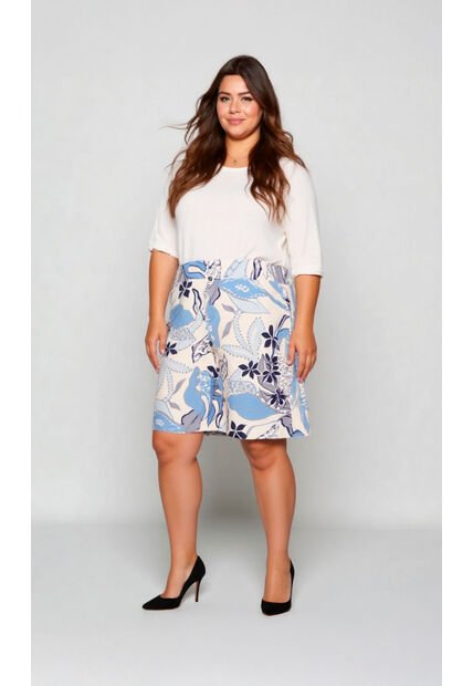 Bermuda Para Mujer. Azul Marca L&H Ref. 2I610019