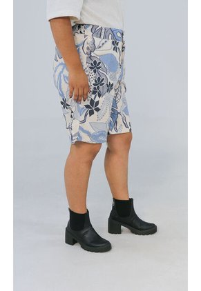 Bermuda Para Mujer. Azul Marca L&H Ref. 2I610019