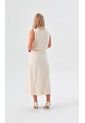 Vestido Para Mujer Manga Sisa Beige Marca L&H Ref. 1Y417033 de L&H