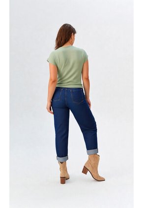 Camiseta Para Mujer Manga Corta Verde Marca L&H Ref. 2J409118