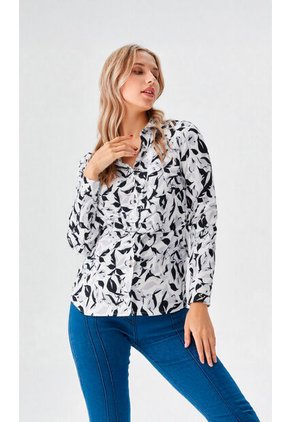 Blusa Para Mujer Manga Larga Negro Marca L&H Ref. 2J412275