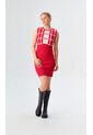 Vestido Para Mujer Manga Sisa Rojo Marca L&H de L&H