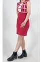 Vestido Para Mujer Manga Sisa Rojo Marca L&H de L&H