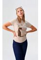 Camiseta Para Mujer Manga Corta Beige Marca L&H Ref. 4R401007 de L&H