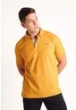 Camiseta Para Hombre Manga Corta Mostaza Marca L&H de L&H