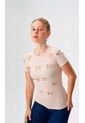 Camiseta Para Mujer Manga Corta Beige Marca L&H Ref. 4R409228 de L&H