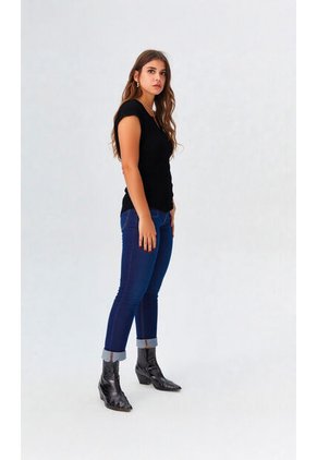 Camiseta Para Mujer Manga Corta Negro Marca L&H Ref. 4R409230