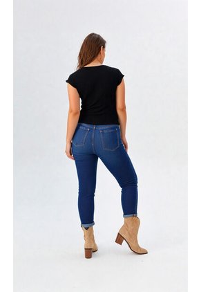 Camiseta Para Mujer Manga Corta Negro Marca L&H Ref. 4R409230