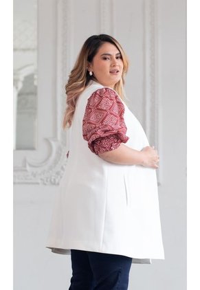 Chaleco Para Mujer. Blanco Marca L&H