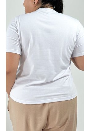 Camiseta Para Mujer. Manga Corta Blanco Marca L&H