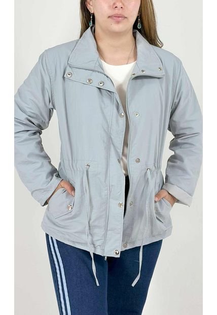 Chaqueta Para Mujer Gris Claro Marca L&H