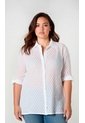 Blusa Para Mujer. Manga 3/4 Blanco Marca L&H Ref. 1F612242 de L&H