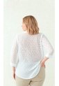 Blusa Para Mujer. Manga 3/4 Blanco Marca L&H Ref. 1F612242 de L&H