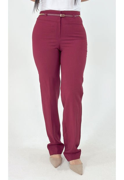 Pantalon Para Mujer Vino Marca L&H